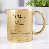 Forever Explorers – Personalized Gold Adventure Mug